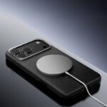 iPhone 17 背面型ケース iPhone16Pro PUレザー ケース magsafe対応ケース iPhone16Pro max