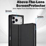 iPhone 17 手帳型ケース iPhone16Pro PUレザー ケース