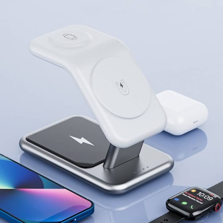 3in1 ワイヤレス充電器 Apple watch &Air Pods充電充電可能