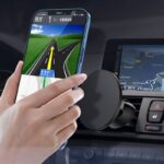 エアコン吹出口 強磁力 スマホホルダー 車載ホルダー 360度転回可能