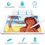2018年〜2025年多機種通用版 iPad専用 タッチペンスタイラスペン タッチペン iPad専用 ペンシル iPadペン 残量表示 iPad ペンシル 磁気吸着タッチペン 極細ペン先 Type-C 急速充電 途切れ/遅延/ズレ/誤動作防止 自動電源OFF