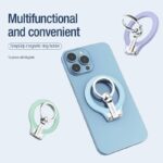折り畳式 両面マグネット式 Nillkin スマホ スタンド Magsafe対応 スマートフォン 車載ホルダー 360度 回転