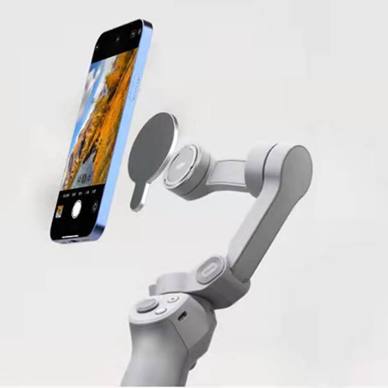 IL-IPC220623009-1 強磁力 スマホマウント OM4/OM5DJI対応 マグネット スタンドホルダー for OM4/OM5DJI Magnetic Phone Mount 磁気リングホルダー Black/Silver 全2色 SKU:IL-IPC220623009 - Image 1