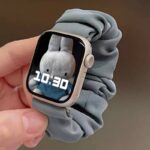 アップルウォッチバンド シュシュ レディース Apple watch バンド ベルト