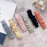 アップルウォッチバンド シュシュ レディース Apple watch バンド ベルト