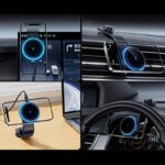 Magsafe対応 車載ホルダー 360度回転   吸着式スマホホルダー 超強吸着力 マグネット式車載ホルダー ダッシュボードホルダー 全機種対応  全2色 SKU:IPC03072025056 - Image 6