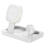 ワイヤレス充電器 3in1 スタンド 折り畳み式 iphone airpods 同時充電 折りたたみ 15W スタンド 置くだけで充電 アップルウォッチ充電器 全2色 SKU:IPC03072025057 - Image 3