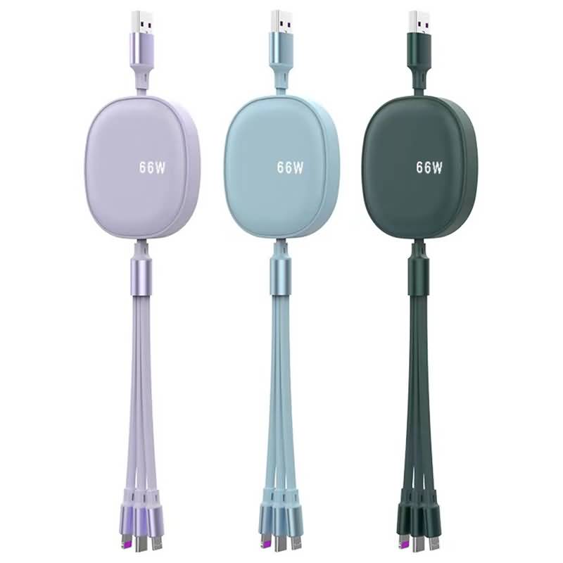 IPC03072025096-9.jpg 100w 巻取 充電 ケーブル 3in1充電ケーブル 巻き取り usb type-c lightning usbケーブル ライトニングケーブル タイプC 全5色 SKU:IPC03072025096 - Image 1