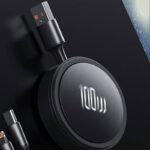 100w 巻取 充電 ケーブル 3in1充電ケーブル 巻き取り usb type-c lightning usbケーブル ライトニングケーブル タイプC 全5色 SKU:IPC03072025097 - Image 11