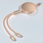 100w 巻取 充電 ケーブル 2in1充電ケーブル 巻き取り usb type-c lightning usbケーブル ライトニングケーブル タイプC 全5色 SKU:IPC03072025098 - Image 2