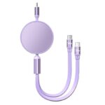100w 巻取 充電 ケーブル 2in1充電ケーブル 巻き取り usb type-c lightning usbケーブル ライトニングケーブル タイプC 全5色 SKU:IPC03072025098
