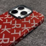 iPhone 16 合成革ケース iPhone  16 Pro 背面型ケース  iPhone 16 Pro Max PUレザー ケース スマホケース  全4色 SKU:IPC03292025013 - Image 4