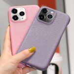 iPhone 16 合成革ケース iPhone  16 Pro 背面型ケース iPhone 16 Pro Max PUレザー ケース スマホケース  全6色 SKU:IPC03292025018 - Image 3