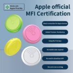 Apple Find My対応 忘れ物防止タグ  置き忘れ防止器機能 スマートトラッカー IP67防水 子供  紛失防止 忘れ物 追跡 紛失防止タグ  全4色  SKU:IPC03292025056