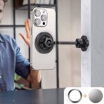 両面強磁力 MagSafe対応 スマホスタンド 360度回転 マグネット式 マグセーフ iPhoneホルダー 多場所適用可能  角度調整 スタンド  全2色 SKU:IPC03292025069 - Image 6
