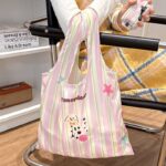 ショッピングバッグ  折りたたみバッグ 収納バッグ レジ袋 折りたたみ エコバッグ トートバッグ お買い物バッグ 肩掛け 手提げ 大容量 折り畳み エコバッグ 全4色 SKU:IPC04052025019 - 画像 (7)