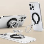 両面強磁石 MagSafe対応 スマホスタンド360度回転 マグネット式 スマホスタンド マグセーフ iPhoneリングホルダー バンカーリング 角度調整 スタンド  全4色  SKU:IPC04072025005 - Image 8