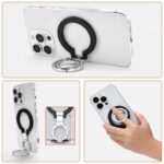 両面強磁石 MagSafe対応 スマホスタンド360度回転 マグネット式 スマホスタンド マグセーフ iPhoneリングホルダー バンカーリング 角度調整 スタンド  全4色  SKU:IPC04072025005 - Image 9