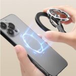 両面強磁石 MagSafe対応 スマホスタンド360度回転 マグネット式 スマホスタンド マグセーフ iPhoneリングホルダー バンカーリング 角度調整 スタンド  全4色  SKU:IPC04072025005 - Image 2