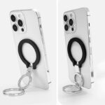 両面強磁石 MagSafe対応 スマホスタンド360度回転 マグネット式 スマホスタンド マグセーフ iPhoneリングホルダー バンカーリング 角度調整 スタンド  全4色  SKU:IPC04072025005 - Image 15