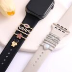 アップルウォッチ バンド チャーム Apple Watch バンド チャーム apple watch アクセサリー Apple Watch バンド ベルト アクセサリー キラキラ デコレーション アップルウォッチ 全30色 SKU:IPC04072025054 - 画像 (2)