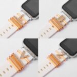 アップルウォッチ バンド チャーム Apple Watch バンド チャーム A〜Zまで apple watch アクセサリー Apple Watch バンド ベルト アクセサリー キラキラ デコレーション アップルウォッチ 金具 全3色 SKU:IPC04172025012 - 画像 (3)