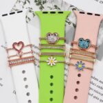 アップルウォッチ バンド チャーム Apple Watch バンド チャーム apple watch アクセサリー Apple Watch バンド ベルト アクセサリー キラキラ デコレーション アップルウォッチ 全30色 SKU:IPC04172025016 - Image 56