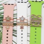 アップルウォッチ バンド チャーム Apple Watch バンド チャーム apple watch アクセサリー Apple Watch バンド ベルト アクセサリー キラキラ デコレーション アップルウォッチ 全30色 SKU:IPC04172025016 - Image 54
