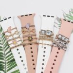 アップルウォッチ バンド チャーム Apple Watch バンド チャーム apple watch アクセサリー Apple Watch バンド ベルト アクセサリー キラキラ デコレーション アップルウォッチ 全30色 SKU:IPC04172025016 - Image 53