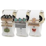 アップルウォッチ バンド チャーム Apple Watch バンド チャーム apple watch アクセサリー Apple Watch バンド ベルト アクセサリー キラキラ デコレーション アップルウォッチ 全30色 SKU:IPC04172025016 - Image 50