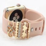 アップルウォッチ バンド チャーム Apple Watch バンド チャーム apple watch アクセサリー Apple Watch バンド ベルト アクセサリー キラキラ デコレーション アップルウォッチ 全30色 SKU:IPC04172025016