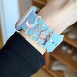 アップルウォッチ バンド チャーム Apple Watch バンド チャーム apple watch アクセサリー Apple Watch バンド ベルト アクセサリー キラキラ デコレーション アップルウォッチ 全4色 SKU:IPC04172025018 - Image 5