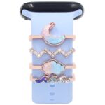 アップルウォッチ バンド チャーム Apple Watch バンド チャーム apple watch アクセサリー Apple Watch バンド ベルト アクセサリー キラキラ デコレーション アップルウォッチ 全4色 SKU:IPC04172025018 - Image 6