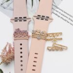 アップルウォッチ バンド チャーム Apple Watch バンド チャーム apple watch アクセサリー Apple Watch バンド ベルト アクセサリー キラキラ デコレーション アップルウォッチ 全22色 SKU:IPC04172025019 - 画像 (3)