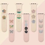 アップルウォッチ バンド チャーム Apple Watch バンド チャーム apple watch アクセサリー Apple Watch バンド ベルト アクセサリー キラキラ デコレーション アップルウォッチ 全17色 SKU:IPC04172025022 - 画像 (2)