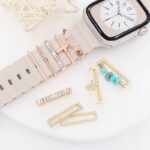 アップルウォッチ バンド チャーム Apple Watch バンド チャーム apple watch アクセサリー Apple Watch バンド ベルト アクセサリー キラキラ デコレーション アップルウォッチ 全3色 SKU:IPC04172025023 - 画像 (8)
