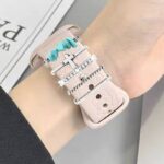アップルウォッチ バンド チャーム Apple Watch バンド チャーム apple watch アクセサリー Apple Watch バンド ベルト アクセサリー キラキラ デコレーション アップルウォッチ 全3色 SKU:IPC04172025023 - 画像 (7)