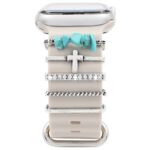 アップルウォッチ バンド チャーム Apple Watch バンド チャーム apple watch アクセサリー Apple Watch バンド ベルト アクセサリー キラキラ デコレーション アップルウォッチ 全3色 SKU:IPC04172025023 - 画像 (4)
