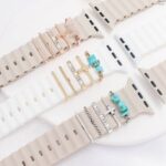 アップルウォッチ バンド チャーム Apple Watch バンド チャーム apple watch アクセサリー Apple Watch バンド ベルト アクセサリー キラキラ デコレーション アップルウォッチ 全3色 SKU:IPC04172025023 - 画像 (2)