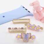 アップルウォッチ バンド チャーム Apple Watch バンド チャーム apple watch アクセサリー Apple Watch バンド ベルト アクセサリー キラキラ デコレーション アップルウォッチ  全4色  SKU:IPC04172025024 - Image 7