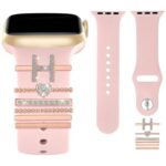 アップルウォッチ バンド チャーム Apple Watch バンド チャーム A〜Zまで apple watch アクセサリー Apple Watch バンド ベルト アクセサリー キラキラ デコレーション アップルウォッチ 金具 全3色  SKU:IPC04172025025 - 画像 (8)