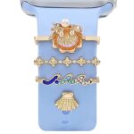 アップルウォッチ バンド チャーム Apple Watch バンド チャーム apple watch アクセサリー Apple Watch バンド ベルト アクセサリー キラキラ デコレーション アップルウォッチ 全3色 SKU:IPC04172025027 - 画像 (5)