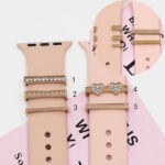 アップルウォッチ バンド チャーム Apple Watch バンド チャーム apple watch アクセサリー Apple Watch バンド ベルト アクセサリー キラキラ デコレーション アップルウォッチ 全9色 SKU:IPC04172025028 - 画像 (3)