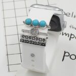 アップルウォッチ バンド チャーム Apple Watch バンド チャーム apple watch アクセサリー Apple Watch バンド ベルト アクセサリー キラキラ デコレーション アップルウォッチ 全6色 SKU:IPC04172025029 - 画像 (6)