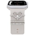 アップルウォッチ バンド チャーム Apple Watch バンド チャーム apple watch アクセサリー Apple Watch バンド ベルト アクセサリー キラキラ デコレーション アップルウォッチ 全3色 SKU:IPC04172025030 - 画像 (6)