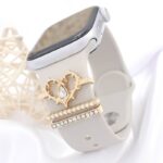 アップルウォッチ バンド チャーム Apple Watch バンド チャーム apple watch アクセサリー Apple Watch バンド ベルト アクセサリー キラキラ デコレーション アップルウォッチ 全3色 SKU:IPC04172025030