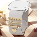 アップルウォッチ バンド チャーム Apple Watch バンド チャーム apple watch アクセサリー Apple Watch バンド ベルト アクセサリー キラキラ デコレーション アップルウォッチ 全4色 SKU:IPC04172025031 - 画像 (5)