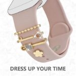 アップルウォッチ バンド チャーム Apple Watch バンド チャーム apple watch アクセサリー Apple Watch バンド ベルト アクセサリー キラキラ デコレーション アップルウォッチ 全4色 SKU:IPC04172025031