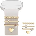 アップルウォッチ バンド チャーム Apple Watch バンド チャーム apple watch アクセサリー Apple Watch バンド ベルト アクセサリー キラキラ デコレーション アップルウォッチ 全4色 SKU:IPC04172025031 - 画像 (9)