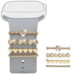 アップルウォッチ バンド チャーム Apple Watch バンド チャーム apple watch アクセサリー Apple Watch バンド ベルト アクセサリー キラキラ デコレーション アップルウォッチ 全4色 SKU:IPC04172025031 - 画像 (8)